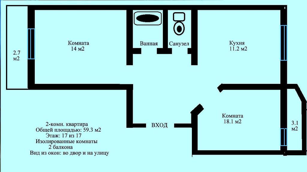 Удачная планировка лоджии..