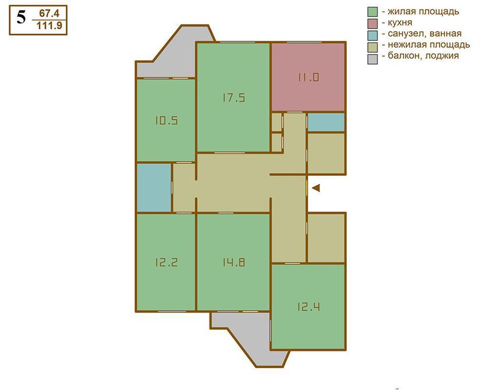 5-комнатная квартира г. москва, проезд Черепановых, дом 36 к.