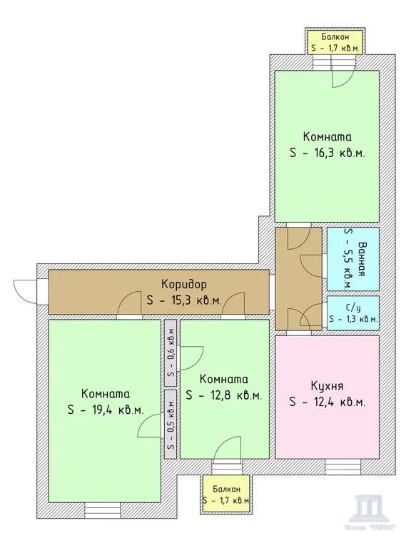 Продажа 3-комнатной квартиры, Ростов-на-Дону, ул. Текучева,  135