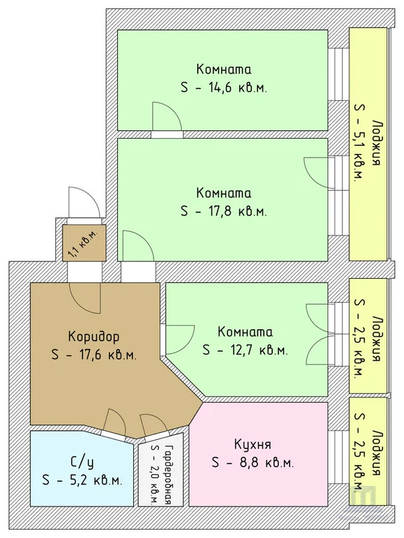 Продажа 3-комнатной квартиры, Ростов-на-Дону, ул. Металлургическая,  29/3