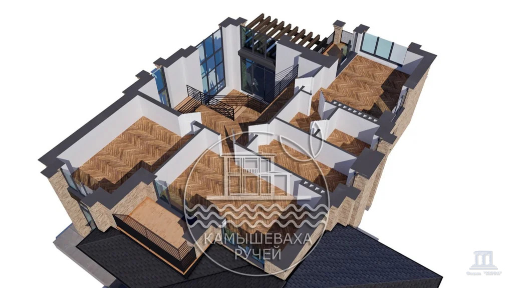 Продажа дома, 250м <sup>2</sup>, 7 сот., Водопадный, Алычовая,  22