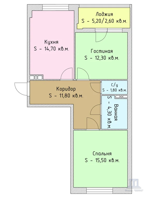 Продажа 2-комнатной квартиры, Ростов-на-Дону, Берберовская,  9 с2