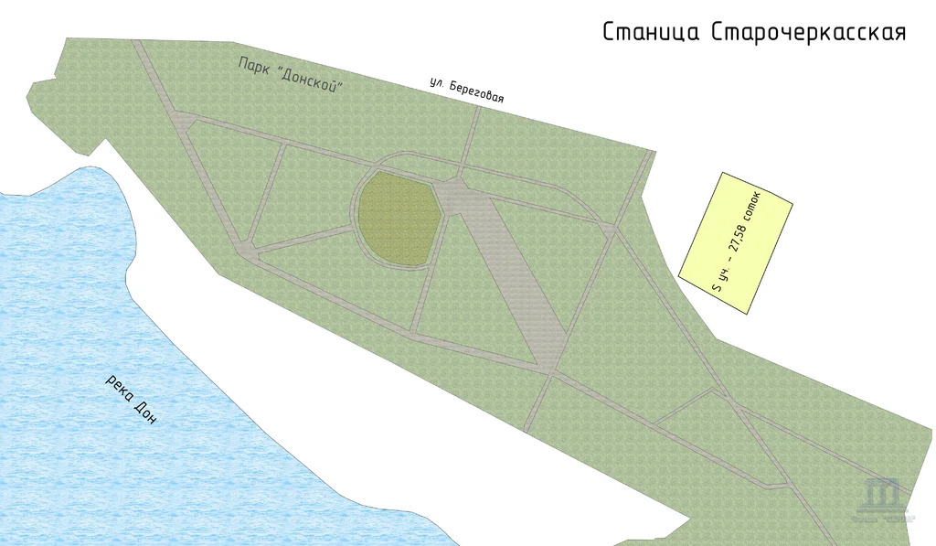 Продажа участка, Старочеркасская, ул. Береговая,  6