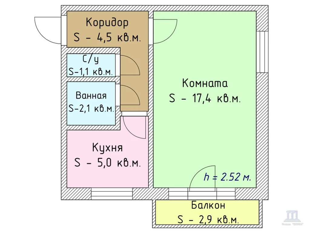 Продажа 1-комнатной квартиры, Ростов-на-Дону, 40-летия Победы пр-кт.,  67