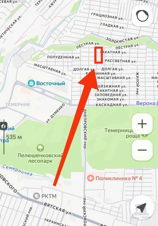 Продажа участка, Ростов-на-Дону, Закатная,  77