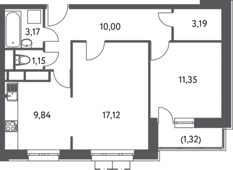 Купить Двухкомнатную Квартиру Улица Федора Полетаева Вторичку
